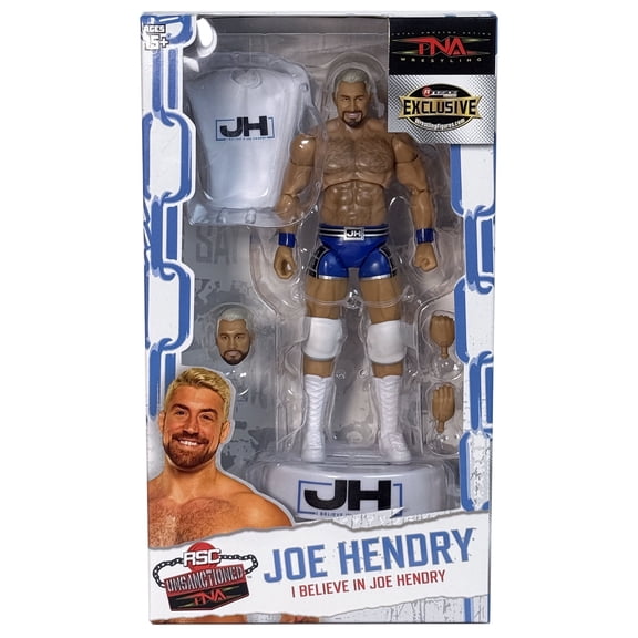 Joe Hendry I Believe Edition (Black Designs) - RSC Unsanctioned TNA Exclusive Ringside Collectibles TNA Toy Wrestling Action Figure