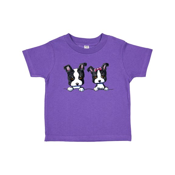 Inktastic Boston Terriers (dark Apparel) Boys or Girls Toddler T-Shirt