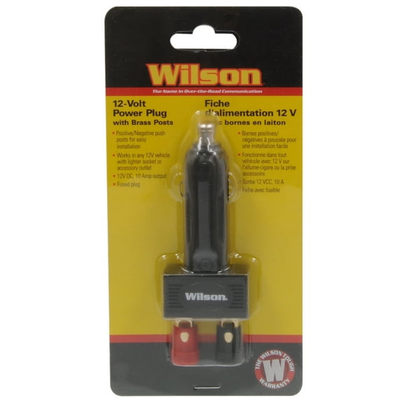 Wilson Antennas WILSON 12V POWER PLUG W/BRASS POSTS