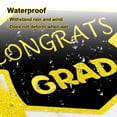 thumbnail image 4 of GameXcel Graduation Yard Signs Class of 2026, 11Pcs Congrats Grad Lawn Sign with Stakes, Black Gold Outdoor Decoration for High School College, 4 of 9