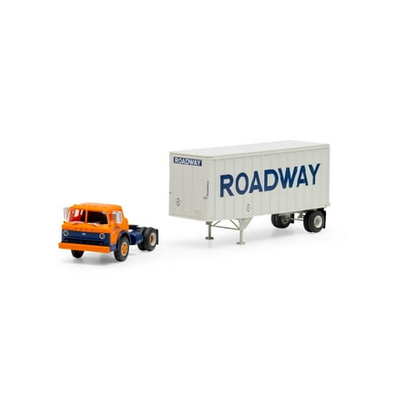 Athearn HO RTR Ford C/28' Trailer Roadway #1 ATH90988 HO Vehicles