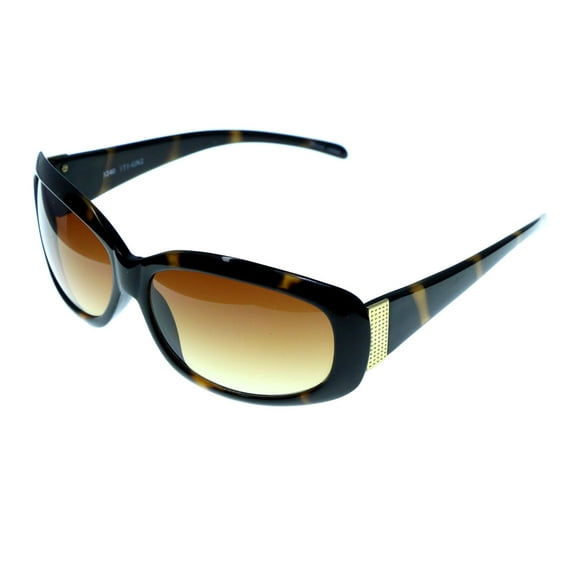 Tortoise-Shell & Brown Colored Acrylic Goggle-Sunglasses #3941