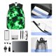 thumbnail image 4 of Disketp Green Tie Dye Mochila Ligera Clásica con Múltiples Bolsillos, Mochila Casual para Hombre y Mujer, Ideal para Escuela, Trabajo y Viajes, 4 of 6