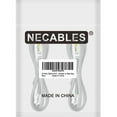 thumbnail image 4 of NECABLES 2Pack RJ45 to RJ11 Adapter Converter Cable 3ft RJ45 8P4C Male to RJ11 6P4C Male Gray - 3 Feet, 4 of 4