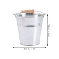 thumbnail image 2 of 6Pcs Tinplate Bucket French Fries Storage Holder Snack Bucket for Bar Party, 2 of 8