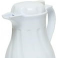 thumbnail image 7 of TrueCraftware- 64 oz/ 1.9 L Swirl Double Wall Insulated Beverage Server White Color- Thermal Coffee Carafe/Server Plastic Built-in Front ID Tag (3 included) NSF Certified Hot Beverage Dispenser, 7 of 7