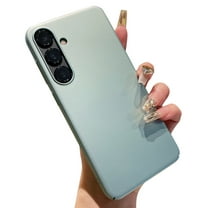 Dteck for Samsung Galaxy S24 Plus Case, Anti-Fingerprints Hard Back Non-Slip Slim Protective Phone Case for Samsung Galaxy S24  / S24 Plus 6.7 Inch,Cyan