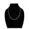 thumbnail image 3 of 14k Bonded Gold Figaro Chain with Rose Saint Mary Pendant, Best Unisex Christmas Gift for Women, Men, Mother, Father, Girlfriend, Boyfriend, Her, Him, 14k Necklace with Charm, Best jewelry Gifts, 3 of 5