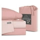 thumbnail image 1 of Juego de Sábanas Microfibra, Frescas, Hipoalergénicas, Real Textil (Rosa Claro/ Rosa Oscuro, Matrimonial), 1 of 7