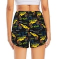 thumbnail image 3 of Picia Monster Truck1 Pattern Women's 2 in 1 Athletic Running Shorts High Waisted Workout Casual Gym Sweat Shorts with Comfy Liner Zipper Pockets-XX-Large, 3 of 9