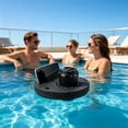 thumbnail image 4 of Eolstice Pool Floating Drink Tray, Non Inflatable EVA Foam, Cup Holders And Phone Slot, Heavy Duty Refreshment Caddy, For Swimming Pool Beach Party, 4 of 6