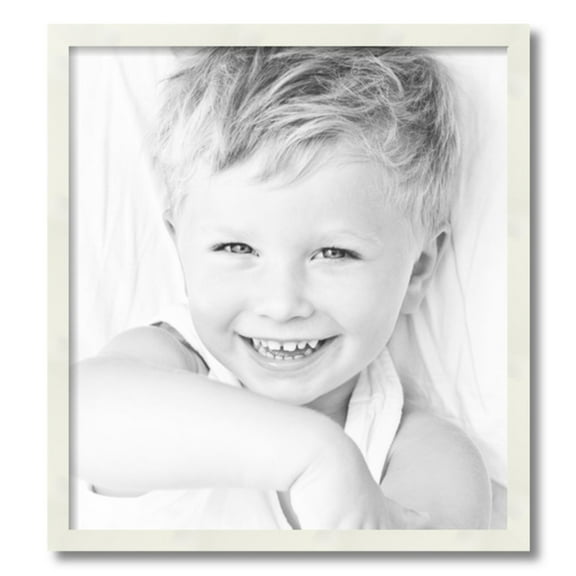 ArtToFrames 20x22" White Picture Frame, White Wood Poster Frame, with Regular Acrylic and 2 (FBPL-5140)