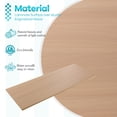 thumbnail image 2 of Kaboon 55x20 inch Universal Table Top, Light Walnut, 2 of 5