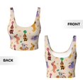 thumbnail image 5 of Lsque Dogs In Different Poses Printed Women'S Sports Bra, Compression, Moisture Wicking, High-Impact Sports Bra For Women,Supportive sports bra-X-Large, 5 of 9