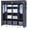 Grey, variant on Portable Closet, Wardrobe with 12 Shelves, 2 Adjustable Hanging Rod and 4 Side Pockets, Dustproof Waterproof Cover, Space-Saving, Large Clothes Organizer for Apartments, Bedroom, Grey