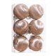 thumbnail image 1 of Hilo de seda navideño 6 piezas de adornos con lentejuelas de 8 cm con ganchos y cordones para bodas navideñas, fiestas y DIY de coronas navideñas para colgar, 1 of 7