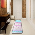 thumbnail image 3 of Dreamtimes Sparkling Rainbow Hearts Hallway Runner Rug 2'x6' Kitchen Rug with Rubber Backing Glittering Non Slip Entryway Rug Runner Washable Soft Area Rug for Hallway Bedroom Kitchen Decor, 3 of 6