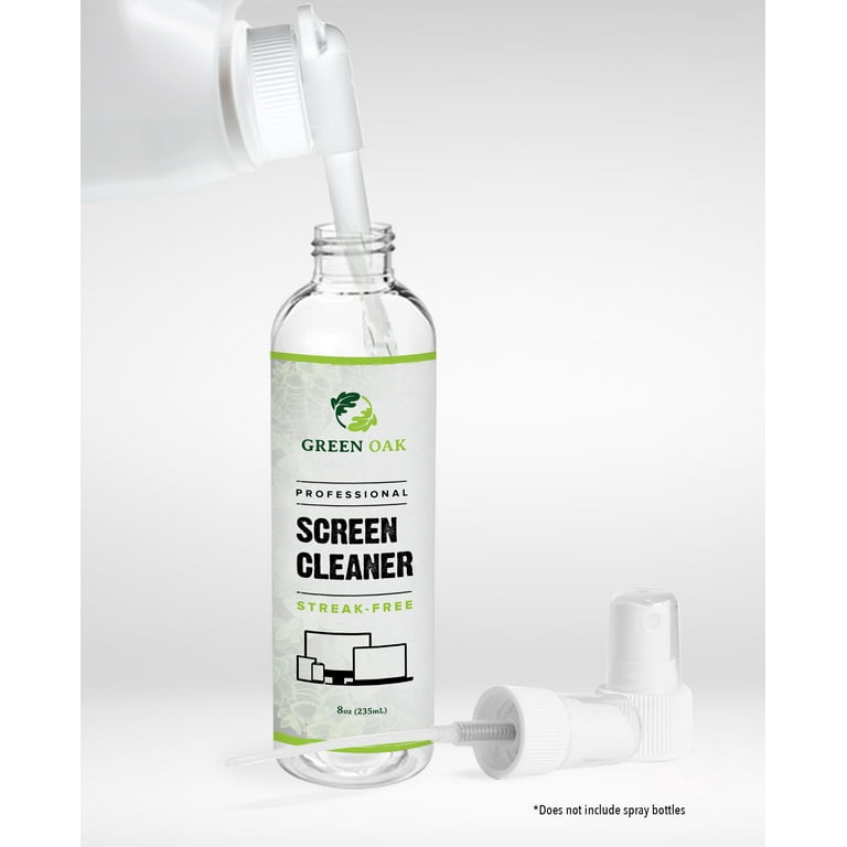 Screen Cleaner Refill - Green Oak Professional Screen Cleaner Spray - Best  for LCD & LED TV, Tablet, Computer Monitor, Phone - Safely Cleans  Fingerprints, Dust, Oil (1 Gallon) 
