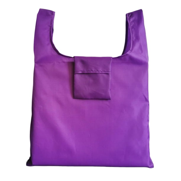Bolsa de compras reutilizable, lavable, plegable, de tela Oxford resistente, para ir al mercado, acampar y viajar.