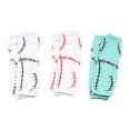 thumbnail image 4 of Xfvqtps Womens Thigh High Socks Fingerless Gloves Set Decoration Comfort Cotton over the Knee Boot Socks with Long Arm Warmers Mitten and Long Socks Suit Sky Blue, 4 of 5