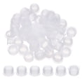 thumbnail image 1 of Uxcell Adaptador de tapón de plástico de 14mm, 100 piezas, tapones de botella presionables, tapones de plástico para laboratorio, hogar, cosméticos, champú, aceite esencial, claro, 1 of 6