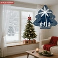 thumbnail image 4 of Stylish Metal Hanging Christmas Tree Wind Spinner - Festive Garden Decor with Palm Tree Design & Star Accents for Yard & Garden, 4 of 7