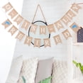 thumbnail image 3 of unbranded Banner Decorativo Khaki De Lino Con Letras Fish Ally Retired Y De Piña Para Fiestas, 3 of 6