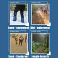 thumbnail image 6 of Btomtd Camping Essentials,Camping Gear,Outdoor Short Mountaineering Snow Cover Ski Cover Waterproof And Sand Proof Foot Cover Shoe Cover Leggings And Sand Proof Cover, 6 of 6