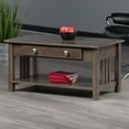 thumbnail image 3 of Winsome Table basse Stafford fini Gris huître, 3 of 9