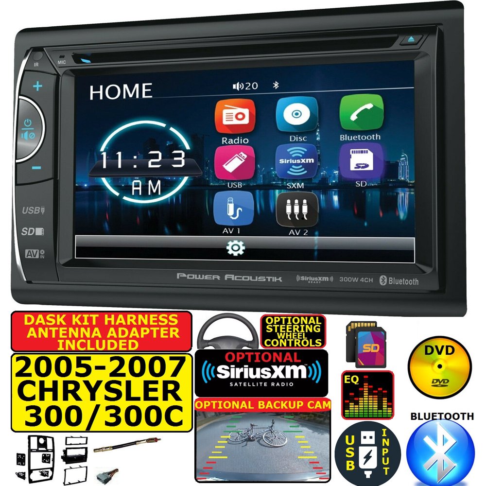 05 06 07 CHRYSLER 300 CD/DVD BLUETOOTH USB AUX OPT