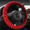 thumbnail image 2 of Eolstice Elastic Fabric Steering Wheel Cover, 38cm Diameter Cold Weather Protector, Non Slip Grip Design for Driving Comfort, 2 of 6