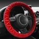 thumbnail image 1 of Funda para volante de coche, elástica, de 38 cm, para invierno, cálida y cómoda., 1 of 6