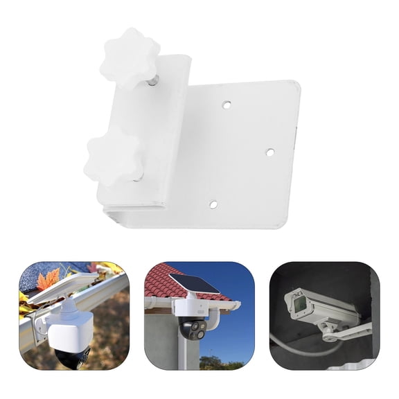 LABSERRON White Iron Camera Mount Bracket for Outdoor Security with Wide Coverage