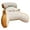 Orange, variant on Trayknick Cartoon Print Bed Rest Reading Pillow with Arm Support - Detachable Backrest Support for Sofa, Couch, and Cushion