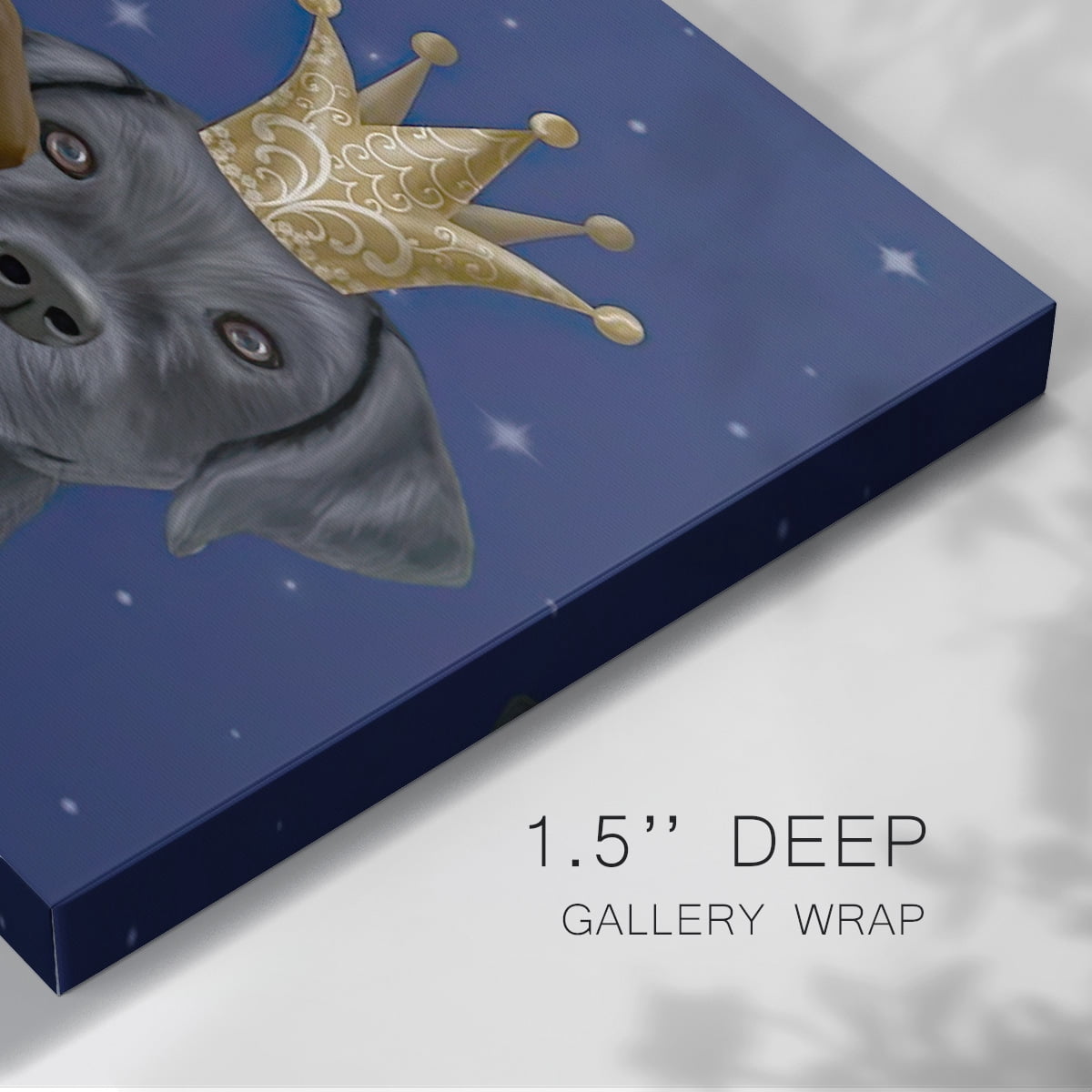 Christmas Labradors, Three Kings- Gallery Wrapped Canvas