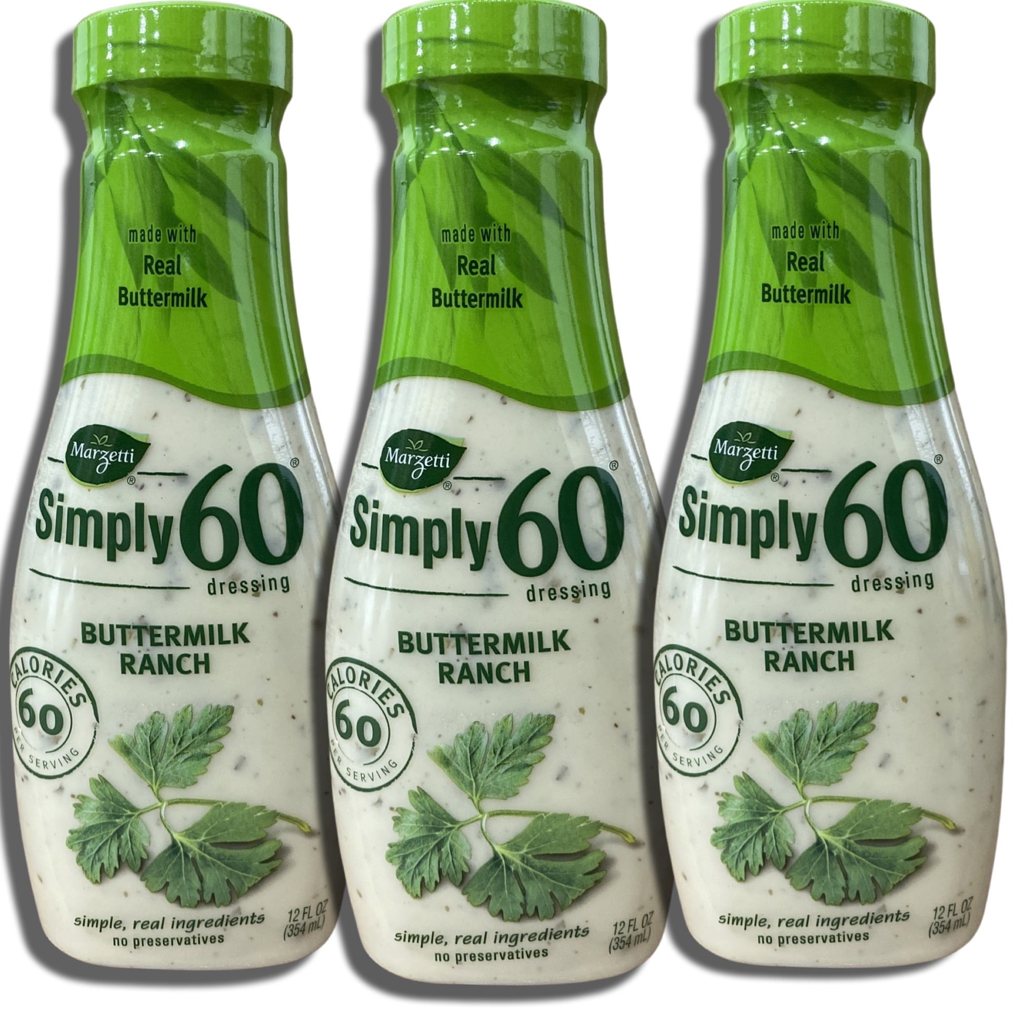 Simply 60 Calorie Buttermilk Ranch Salad Dressing Value Combo Pack