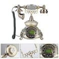 thumbnail image 1 of Classical Desk Phone, Novel Automatic Detection Fashionable EU Retro Style Landline, Telephone, For A Display, For A Gift, For A Special Decoration,, 1 of 8