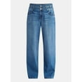 thumbnail image 5 of Madden NYC Women's Stacked Waist Relaxed Jean, 31" Inseam, Sizes XXS-XXL, 5 of 5