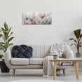 thumbnail image 2 of Stupell Industries Elegant Muted Flowers Floral Painting Wrapped Canvas Canvas Art Print Wall Art, 30 x 13, 2 of 7