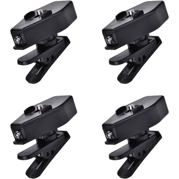 4 Pcs Mini Book Reading Lights on Eyeglass, Universal Flexible Flashlight LED Light Clip On Eye Glasses Adjustable Eyeglass Clip Lamp