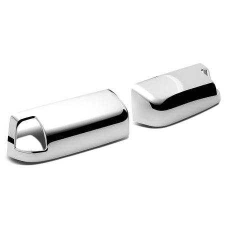 For 11-13 Ram 1500/2500/3500 Pair of Exterior Side Door Mirror Covers (Chrome) 12