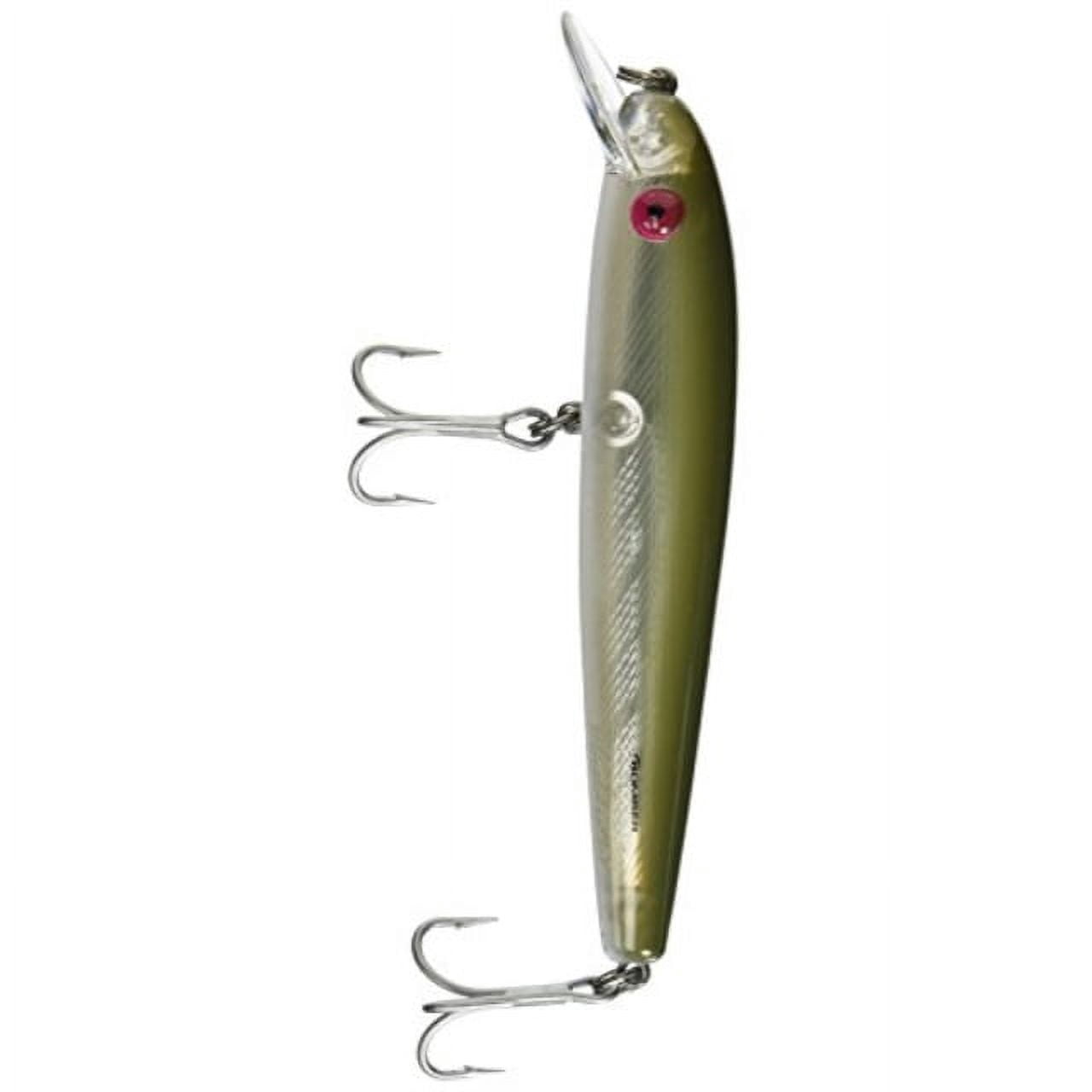 Bomber Windcheater Crankbait 4 1/2" Silver Green Back 3/4 oz.