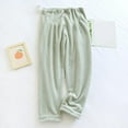 thumbnail image 2 of Jamicy Soft Maternity Pajamas Pants Women Warm Plush Fuzzy Pajamas Pants Maternity Fleece Pj Bottoms Soft Fleece Loungewear Lounge Trousers, 2 of 6