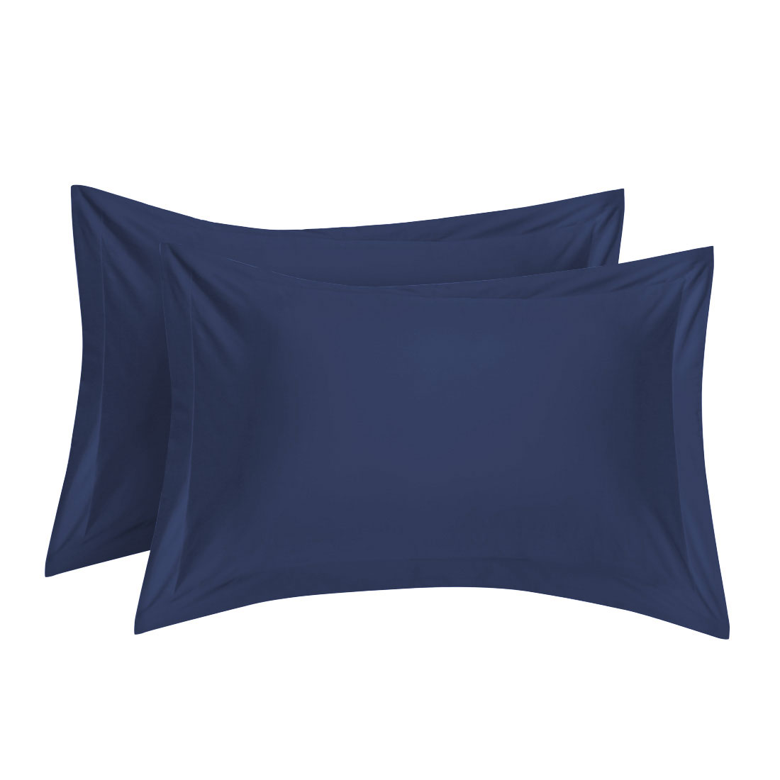 Boudoir Cotton Pillow Shams Oxford Pillowcases Royal Blue 20 x 30 Inch