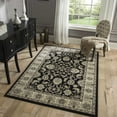 thumbnail image 2 of Momeni Rugs ROYALRY-04BLK7AAA Royal Collection, 1 Million Point Power Loomed Traditional Area Rug, 7'10" x 10'10", Black, 2 of 5
