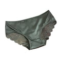 thumbnail image 4 of Blmnix Satin Panties Underwear Women Seamless Hipster Panties Moisture Wicking Panty Green Lace Women's Cotton Underwear, 4 of 5
