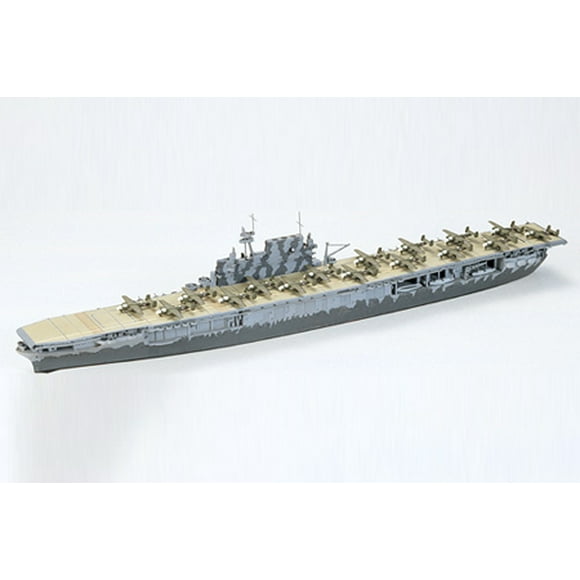 TAMIYA 1:700 Scale Ship Plastic Model Kit U.S. Aircraft Carrier Hornet #110 (77510) 1:700 Scale Plastic Model Kit