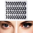 thumbnail image 3 of Lomubue 20 Pairs Natural Thick False Eyelashes 6D Faux Mink Hair Lashes Makeup Tools, 3 of 10