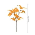 thumbnail image 3 of hengsof Fall Thanksgiving Artificial Maple Leaves Branches, Fake Autumn Floral Pumpkin Picks, Faux Silk Fall Leaves Stems Bundles for Halloween Home Indoor Outdoor Arrangement, 3 of 6