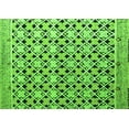 thumbnail image 1 of Ahgly Company Indoor Rectangle Abstract Green Modern Area Rugs, 2' x 4', 1 of 4